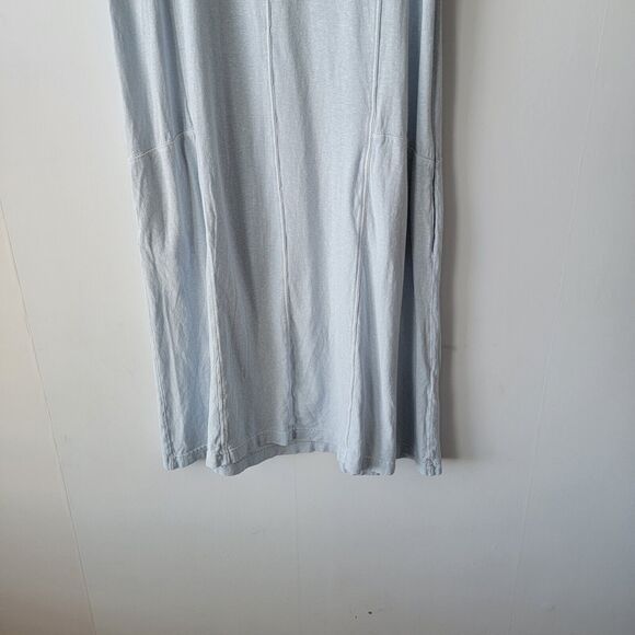 poetry short sleeve with pockets Hemp Cotton Lagenlook Flowy dress size 2 - Picture 5 of 7